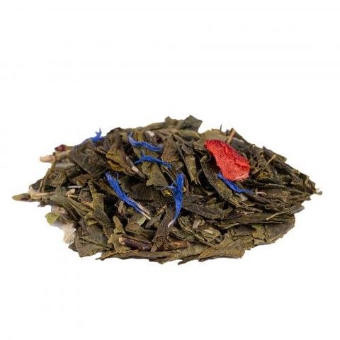 Thé Vert Mélanges de Baies: Fraise - Menthe ORGANIC