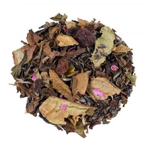 Thé Blanc Mélanges Floraux: Vanille - rose BIO