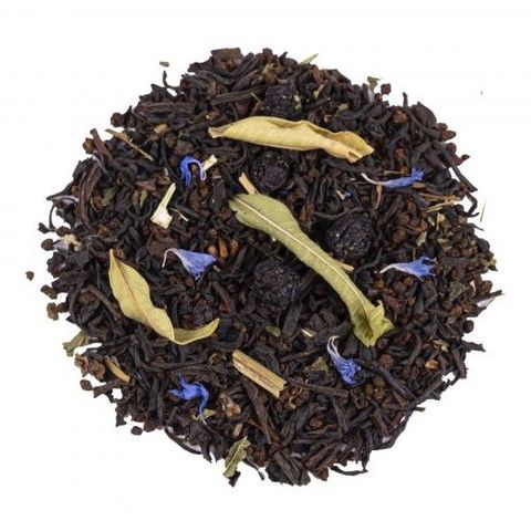 Thé Noir Mélanges de Baies: Myrtille glacée BIO