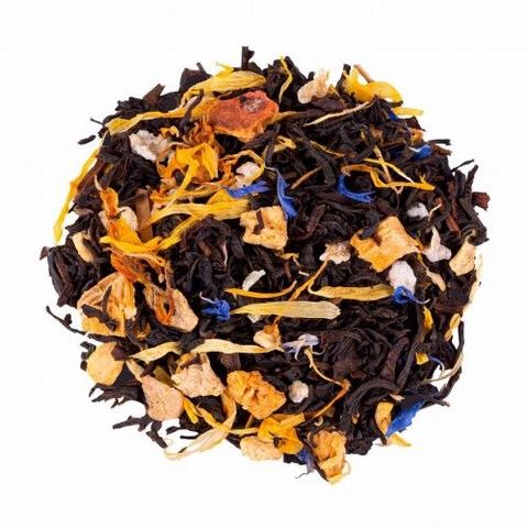 Thé Noir Mélanges de baies: Abricot - Gingembre BIO